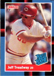 1988 Donruss Baseball Cards    029      Jeff Treadway RC
